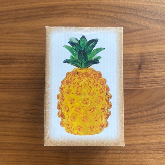 Other - Glass Pineapple Brand New in Box